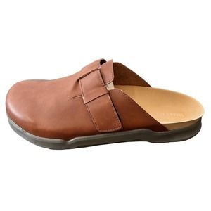 Steve Madden M-Bonded Strap Clog Cognac Brown Slip-On Mens Size 11 New Comfort